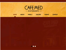 Tablet Screenshot of cafemeddeerfield.com